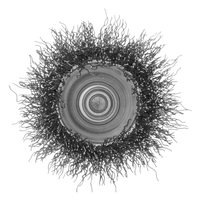 Щетка для дрели, 50 мм, "чашка" со шпилькой, витая проволока 0.3 мм Сибртех по ценам производителя в Екатеринбурге с доставкой по всей России
