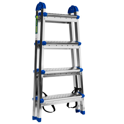 Стремянка двухсторонняя 4 ступени, сталь профиль, стальные ступени, Сибртех по ценам производителя в Екатеринбурге с доставкой по всей России