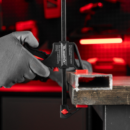 Струбцина универсальная F-образная, 150 х 265 х 45 мм, пластмассовый корпус Matrix по ценам производителя в Екатеринбурге с доставкой по всей России