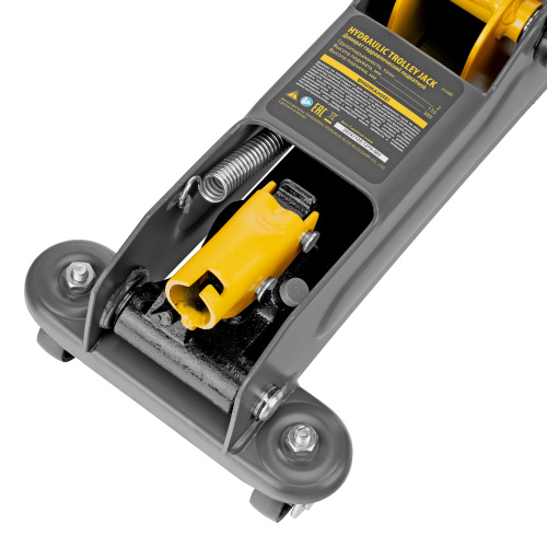 Домкрат гидравлический подкатной, 2 т, 135-385 мм Denzel по ценам производителя в Екатеринбурге с доставкой по всей России