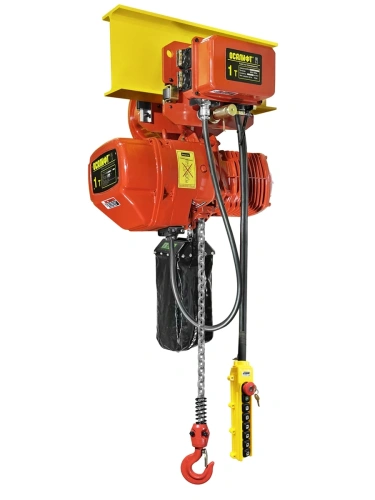 1т 3м таль цепная ТЭЦ OCALIFT 01-01s 380в передвижная по ценам производителя в Екатеринбурге с доставкой по всей России