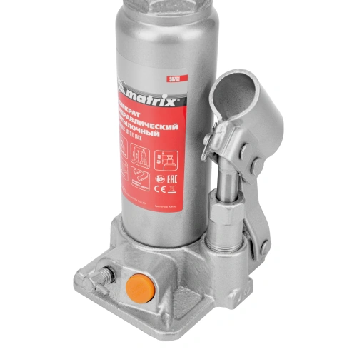 Домкрат гидравлический бутылочный, 2 т, h подъема 181-345 мм Matrix по ценам производителя в Екатеринбурге с доставкой по всей России