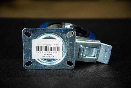 Колесо поворотное резина SRCLb 55 125 мм с тормозом (F) по ценам производителя в Екатеринбурге с доставкой по всей России