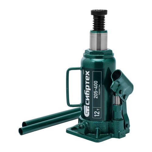 Домкрат гидравлический бутылочный, 12 т, 205-400 мм Сибртех по ценам производителя в Екатеринбурге с доставкой по всей России