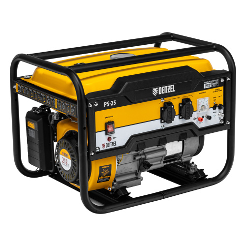 Генератор бензиновый PS 25, 2.5 кВт, 230 В, 15 л, ручной стартер Denzel по ценам производителя в Екатеринбурге с доставкой по всей России
