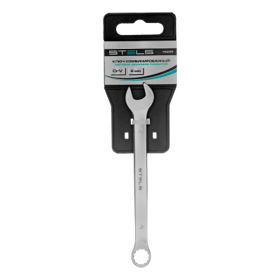 Ключ комбинированный, 9 мм, CrV, матовый хром Stels по ценам производителя в Екатеринбурге с доставкой по всей России