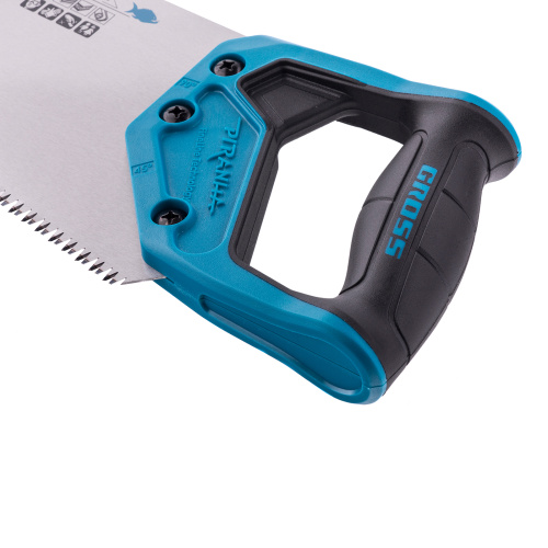 Ножовка по дереву "Piranha", 500 мм, 7-8 TPI, зуб-3D, каленый зуб, двухкомпонентная рукоятка Gross по ценам производителя в Екатеринбурге с доставкой по всей России