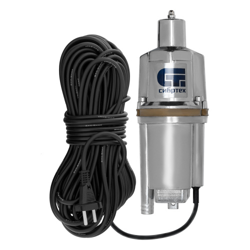 Вибрационный насос СВН300Н-15, нижний забор, 300 Вт, напор 75 м, 1200 л/ч, кабель 15 м Сибртех по ценам производителя в Екатеринбурге с доставкой по всей России