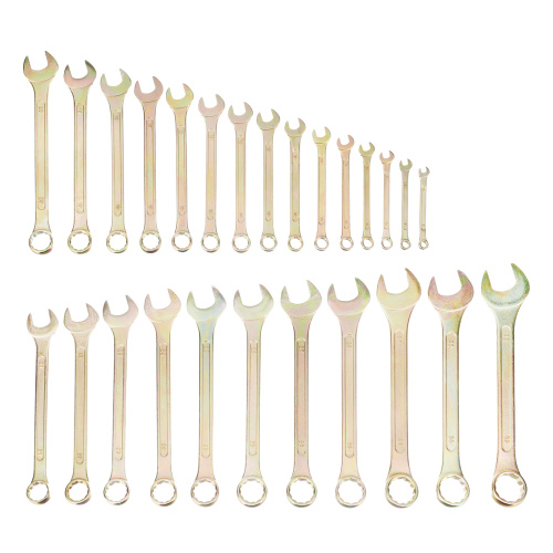 Набор ключей комбинированный 6-32 мм, 26 шт, желтый цинк Сибртех по ценам производителя в Екатеринбурге с доставкой по всей России