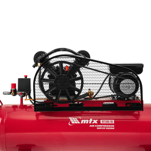 Компрессор воздушный ременный привод КР2500/80, 2,5 кВт, 80 литров, 420 л/мин МТХ по ценам производителя в Екатеринбурге с доставкой по всей России
