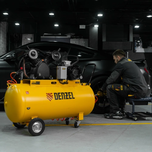 Компрессор воздушный рем. привод BCV 4000-T/200, 4,0 кВт, 200 литров, 690 л/мин Denzel по ценам производителя в Екатеринбурге с доставкой по всей России