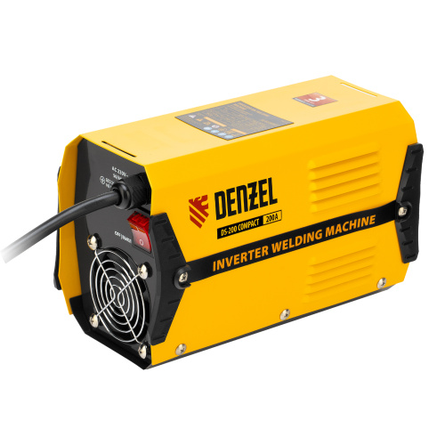 Аппарат инверторный дуговой сварки DS-200 Compact, 200 А, ПВ 70%, диаметр электрода 1.6-5 мм Denzel по ценам производителя в Екатеринбурге с доставкой по всей России