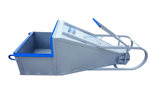 Бадья для бетона «Туфелька» 1,0 с одночелюстным затвором и рычажным приводом по ценам производителя в Екатеринбурге с доставкой по всей России