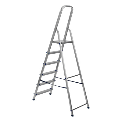 Стремянка, 6 ступеней, алюминиевая, Сибртех по ценам производителя в Екатеринбурге с доставкой по всей России