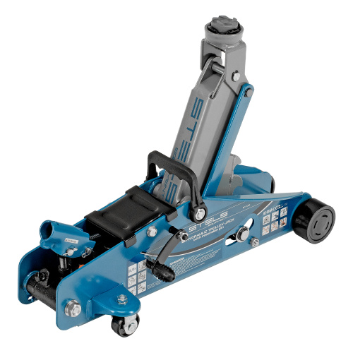 Домкрат гидравлический подкатной с фиксатором, 2.5 т, Safety Pin, 140-385 мм, в кейсе Stels по ценам производителя в Екатеринбурге с доставкой по всей России