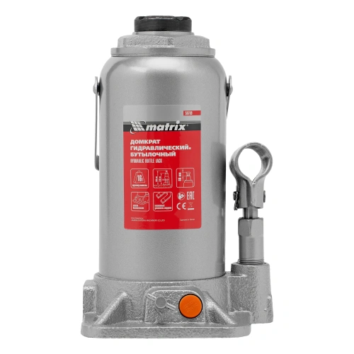 Домкрат гидравлический бутылочный, 16 т, h подъема 230-460 мм Matrix по ценам производителя в Екатеринбурге с доставкой по всей России