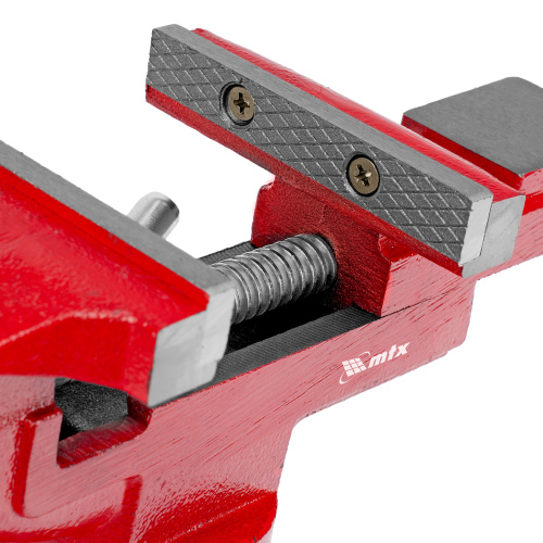 Тиски слесарные, 80 мм, настольные, поворотные, c наковальней MTX по ценам производителя в Екатеринбурге с доставкой по всей России