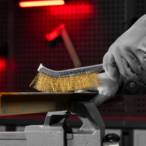 Набор щеток для дрели, 3 шт, 1 плоская, 65 мм, 50 мм "чашка", ручная металлическая Matrix по ценам производителя в Екатеринбурге с доставкой по всей России