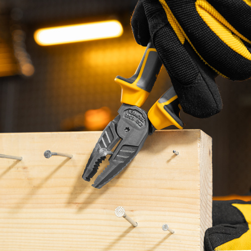 Плоскогубцы комбинированные 180 мм, трехкомпонентные рукоятки Denzel по ценам производителя в Екатеринбурге с доставкой по всей России