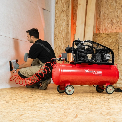 Компрессор воздушный ременный привод КР3000/100  3,0 кВт, 100 литров, 510 л/мин МТХ по ценам производителя в Екатеринбурге с доставкой по всей России