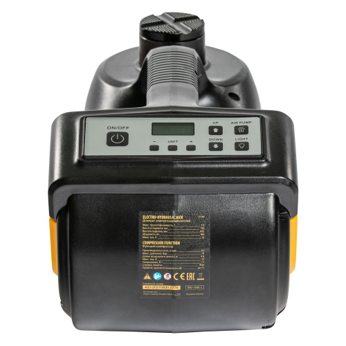 Домкрат электрогидравлический «3 в 1» (1,5 т), 12В, с гайковертом электрическим, в наборе  Denzel по ценам производителя в Екатеринбурге с доставкой по всей России