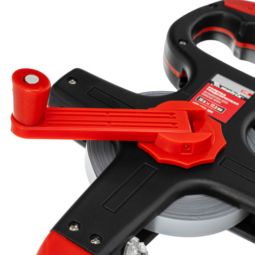 Рулетка геодезическая, 30 м х 12,5 мм, металлическая лента, открытый корпус Matrix по ценам производителя в Екатеринбурге с доставкой по всей России