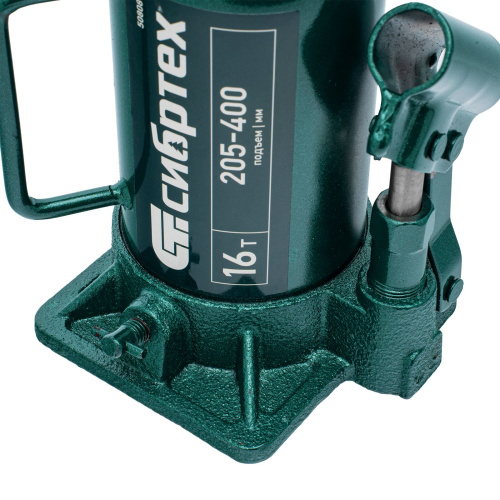 Домкрат гидравлический бутылочный, 16 т, 205-400 мм Сибртех по ценам производителя в Екатеринбурге с доставкой по всей России