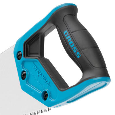 Ножовка по дереву "Piranha", 400 мм, 7-8 TPI, зуб-3D, каленый зуб, двухкомпонентная рукоятка Gross по ценам производителя в Екатеринбурге с доставкой по всей России