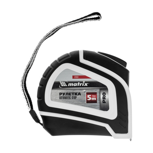 Рулетка Autostop,5 м х 19 мм,двухкомпонентный корпус,автоматическая фиксация,Pro Matrix по ценам производителя в Екатеринбурге с доставкой по всей России