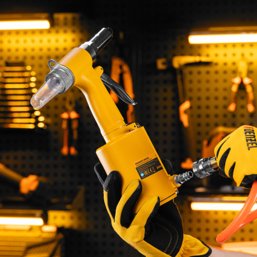 Пневматический заклепочник PR4, 2,4-4,8 мм Denzel по ценам производителя в Екатеринбурге с доставкой по всей России