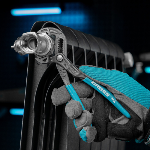 Клещи переставные, кнопочный механизм, обливные рукоятки, 180 мм Gross по ценам производителя в Екатеринбурге с доставкой по всей России