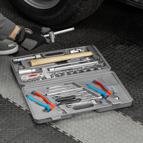 Набор слесарно-шоферского инструмента "Универсал-2", пластиковый бокс (НИЗ) по ценам производителя в Екатеринбурге с доставкой по всей России