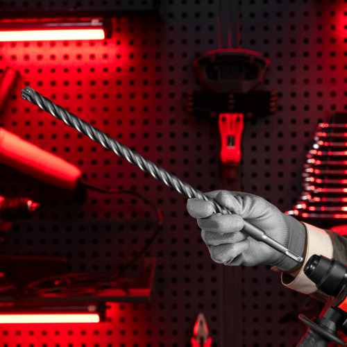 Бур по бетону, 18 x 400 мм, SDS PLUS c крестовой пластиной MATRIX по ценам производителя в Екатеринбурге с доставкой по всей России