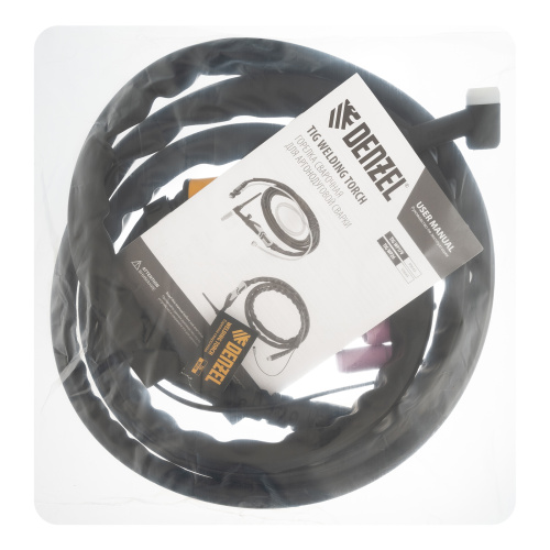 Горелка сварочная TIG WP26, разъем 2 пина, 3 метра Denzel по ценам производителя в Екатеринбурге с доставкой по всей России