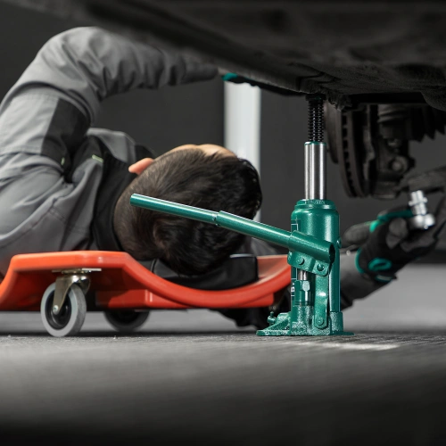 Домкрат гидравлический бутылочный, 5 т, 180-340 мм, в пласт. кейсе Сибртех по ценам производителя в Екатеринбурге с доставкой по всей России