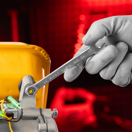 Ключ комбинированный, 10 мм, CrV, матовый хром Matrix по ценам производителя в Екатеринбурге с доставкой по всей России