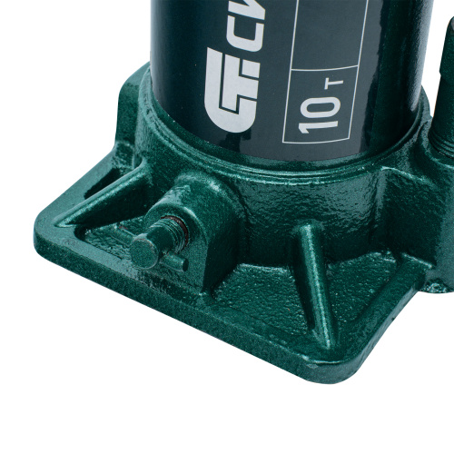 Домкрат гидравлический бутылочный, 10 т, 190-370 мм Сибртех по ценам производителя в Екатеринбурге с доставкой по всей России