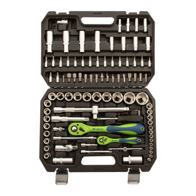Набор инструментов 94 предмета, CrV, 1/2", 1/4" Сибртех по ценам производителя в Екатеринбурге с доставкой по всей России