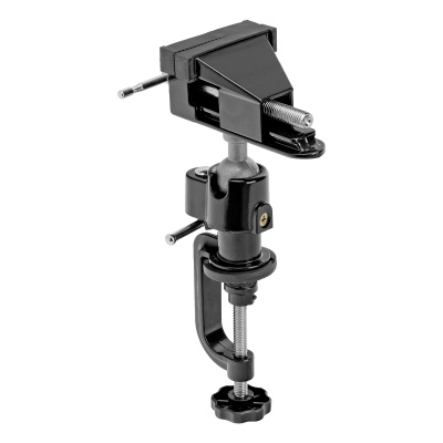 Тиски настольные, многофункциональные, сменная насадка, хомут для дрели, шарнирный механизм, 70 мм Matrix по ценам производителя в Екатеринбурге с доставкой по всей России