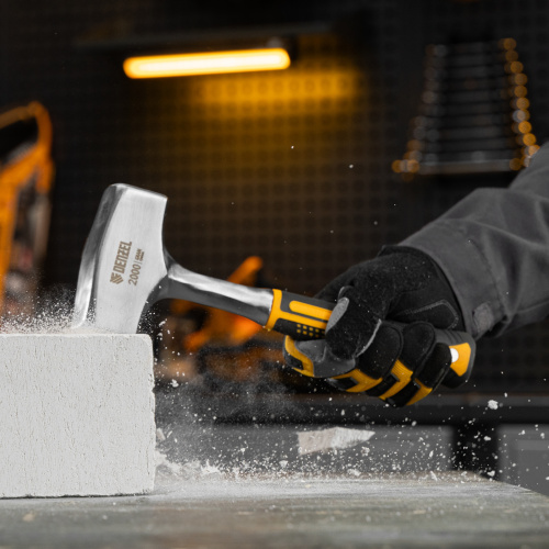 Кувалда 2 кг, цельнометаллическая, двухкомпонентная рукоятка Denzel по ценам производителя в Екатеринбурге с доставкой по всей России