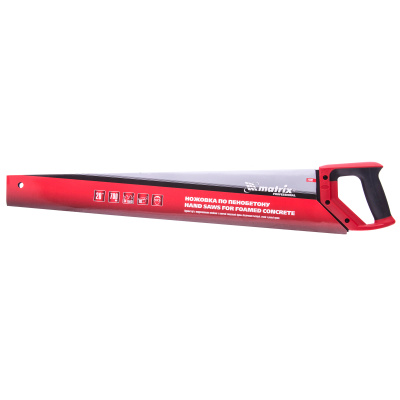Ножовка по пенобетону, 700 мм, защитное покрытие, твердосплавные напайки на зубья, двухкомпонентная рукоятка Matrix по ценам производителя в Екатеринбурге с доставкой по всей России
