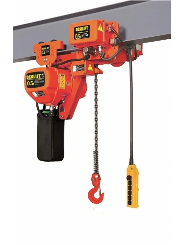 0,5т 9м УСВ таль цепная ТЭЦ OCALIFT 005-01LHS 380в передвижная односкоростная купить в Москве с доставкой по всей России | ProtosMarket.ru