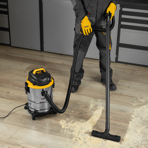 Пылесос строительный SVC15, 1200 Вт, бак 15 л, шланг 2 м Denzel по ценам производителя в Екатеринбурге с доставкой по всей России