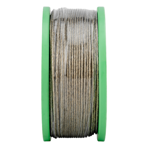 Трос металлополимерный прозрачный ПР-3.0, толщина 3.0 мм, катушка 200 метров Сибртех по ценам производителя в Екатеринбурге с доставкой по всей России