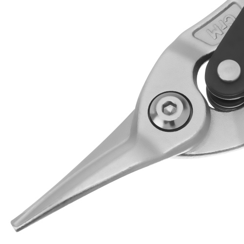 Ножницы по металлу, 270 мм, прямой рез, сталь-CrMo, трехкомпонентные рукоятки Denzel по ценам производителя в Екатеринбурге с доставкой по всей России