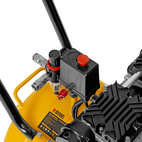 Компрессор безмасляный, малошумный  DLS 2250/100, 2250 Вт, 3x750, 100 л, 410 л/мин блок управления/ Denzel по ценам производителя в Екатеринбурге с доставкой по всей России