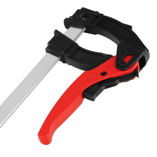 Струбцина реечная быстрозажимная, пластиковый корпус рычажно-храповой механизм, 300 х 90 х 390 мм, штанга 5 х 20 мм Matrix по ценам производителя в Екатеринбурге с доставкой по всей России