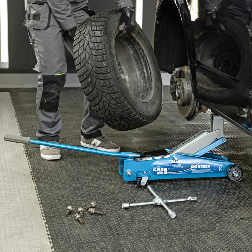 Домкрат гидравлический подкатной, высокий подъем, 3т, SUV, 190-535 мм Stels по ценам производителя в Екатеринбурге с доставкой по всей России