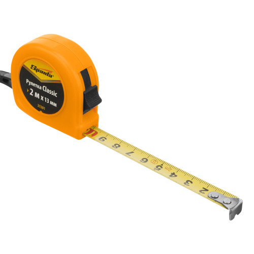 Рулетка Classic,2 м х 13 мм,пластиковый корпус Sparta по ценам производителя в Екатеринбурге с доставкой по всей России