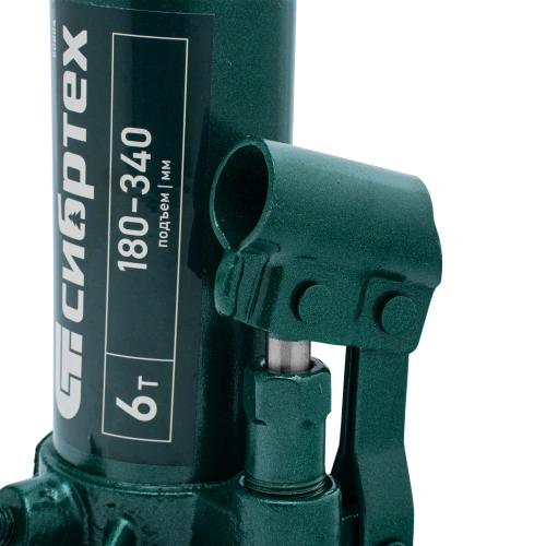 Домкрат гидравлический бутылочный, 6 т, 180-340 мм Сибртех по ценам производителя в Екатеринбурге с доставкой по всей России